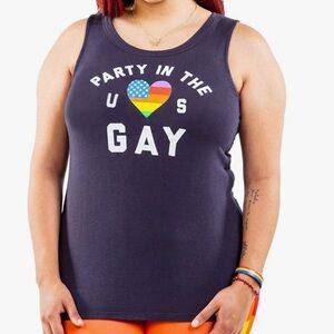 🎀 NWT Tipsy Elves Women's Cut Pride LGBQTIA+ Tank Tops for Fetivals and Parades